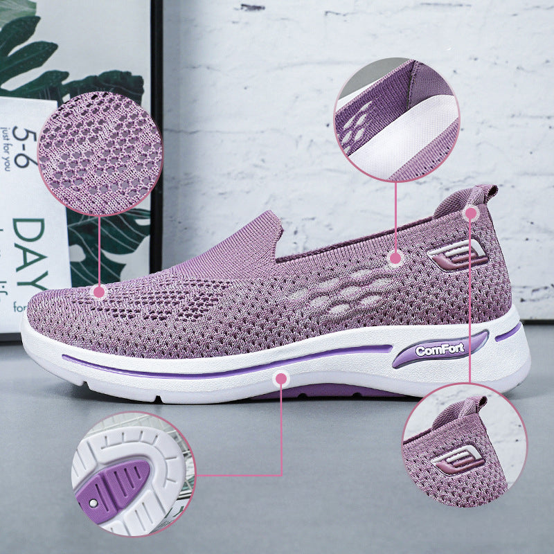 Donna Donna Slip On Memory Foam Trainers Scarpe Taglia