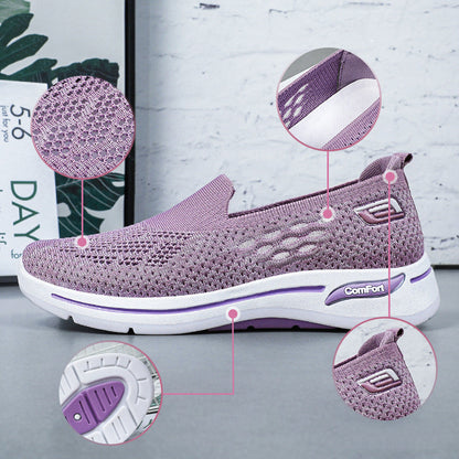 Donna Donna Slip On Memory Foam Trainers Scarpe Taglia