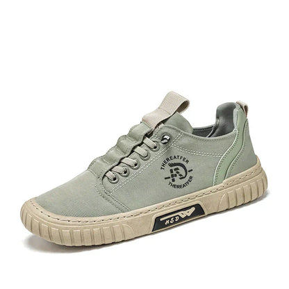 Le scarpe di tela respirano le scarpe da ginnastica da uomo