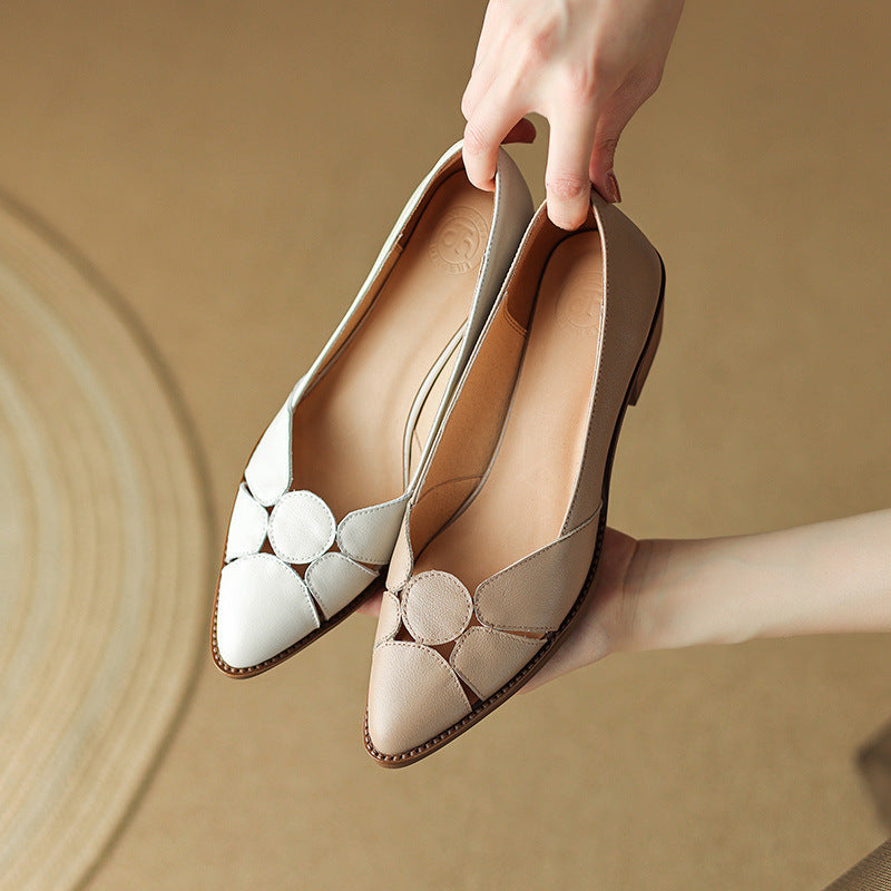 Scarpe classiche a punta in pelle