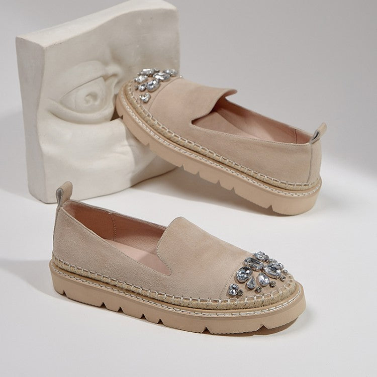 Scarpe gotiche da donna, mocassini con piattaforma