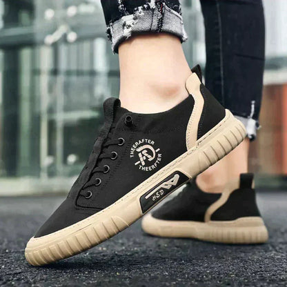 Le scarpe di tela respirano le scarpe da ginnastica da uomo