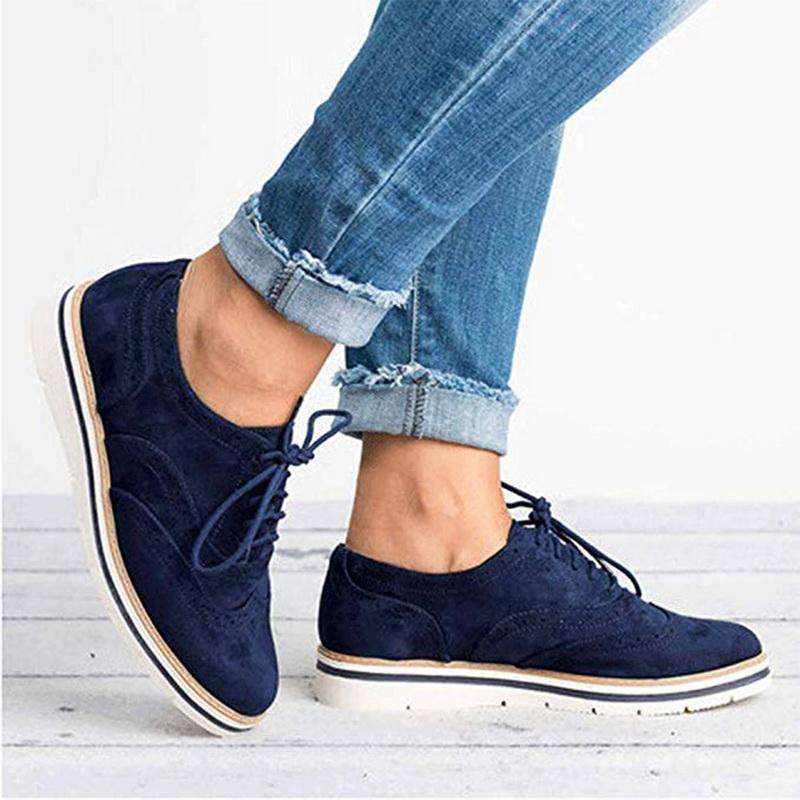 Donne Casual Lace up Oxfords Flats