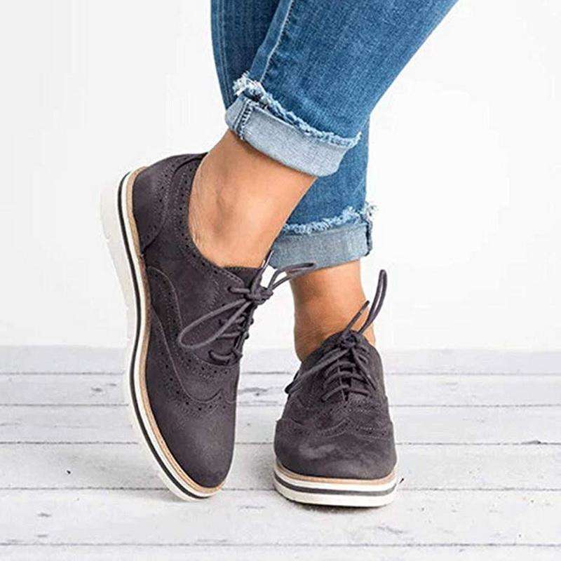 Donne Casual Lace up Oxfords Flats