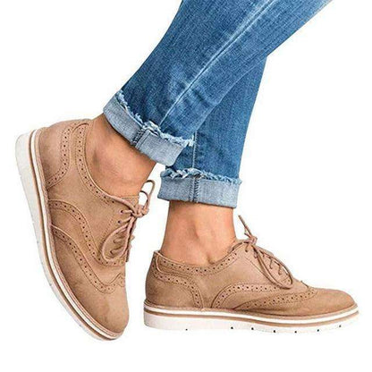 Donne Casual Lace up Oxfords Flats