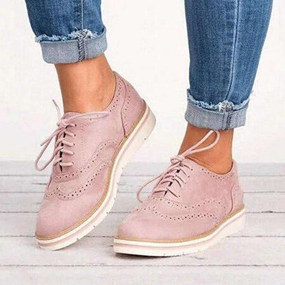 Donne Casual Lace up Oxfords Flats