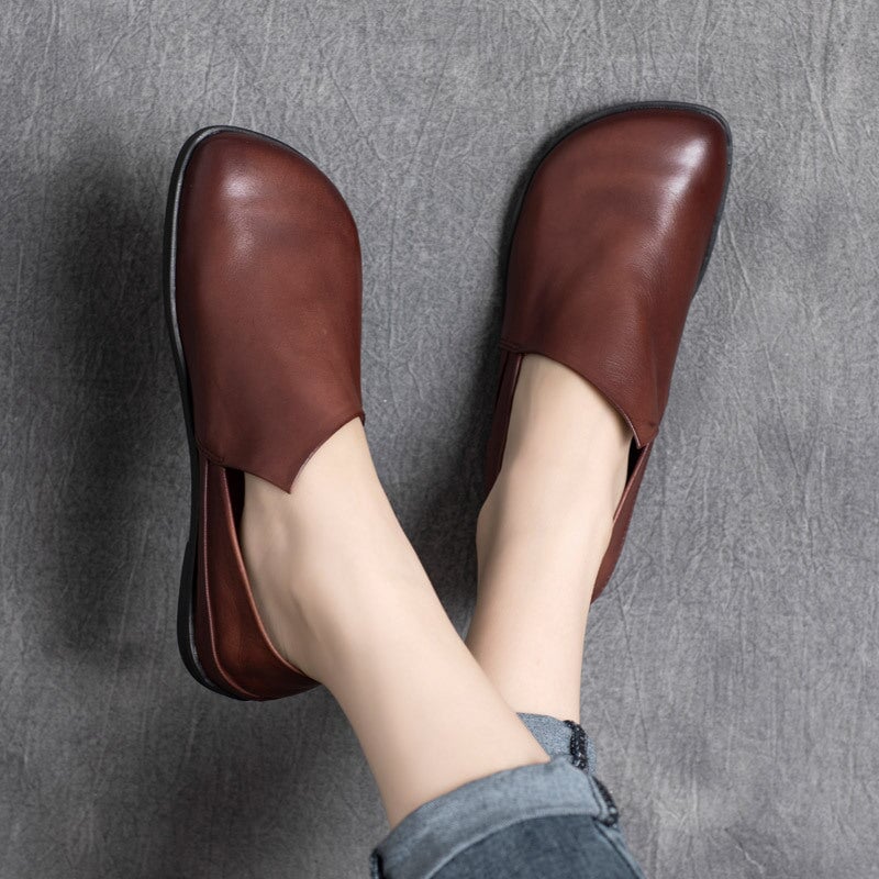 Scarpe casual in pelle di mucca di primo livello