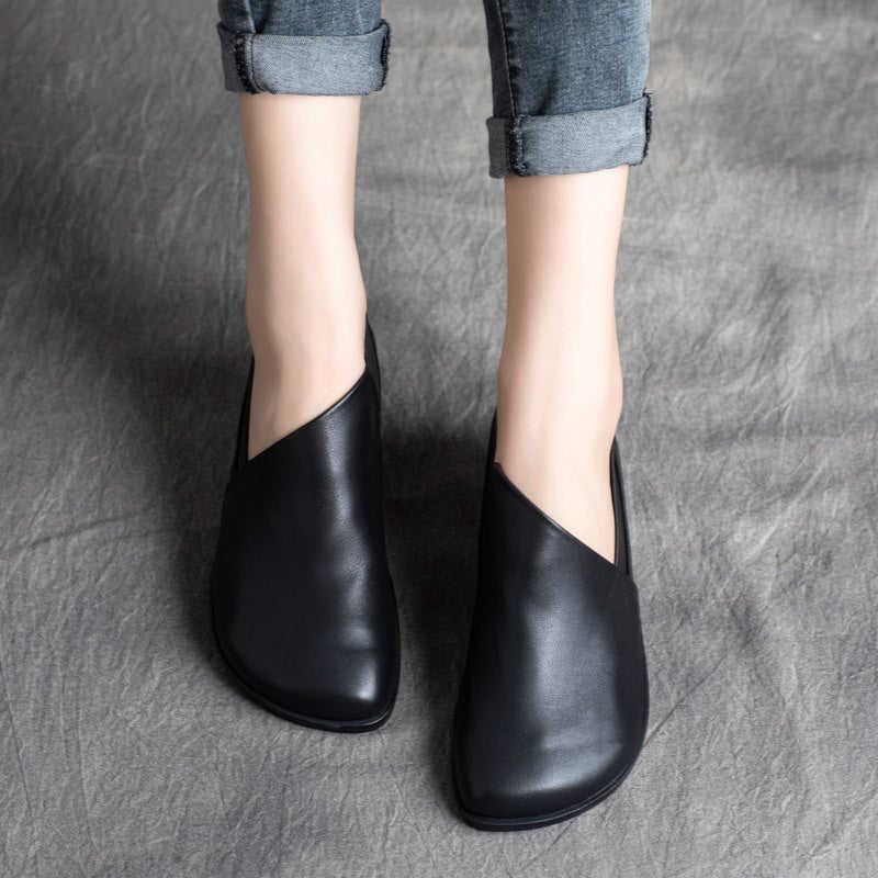 Scarpe casual in pelle di mucca di primo livello
