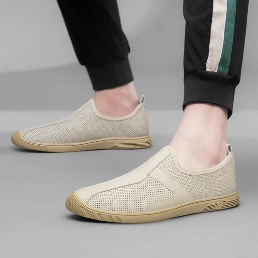 Scarpe casual maschili in vera pelle