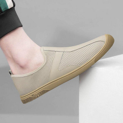 Scarpe casual maschili in vera pelle