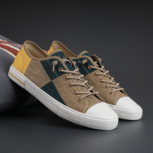 Scarpe da ginnastica casual da uomo in colori misti