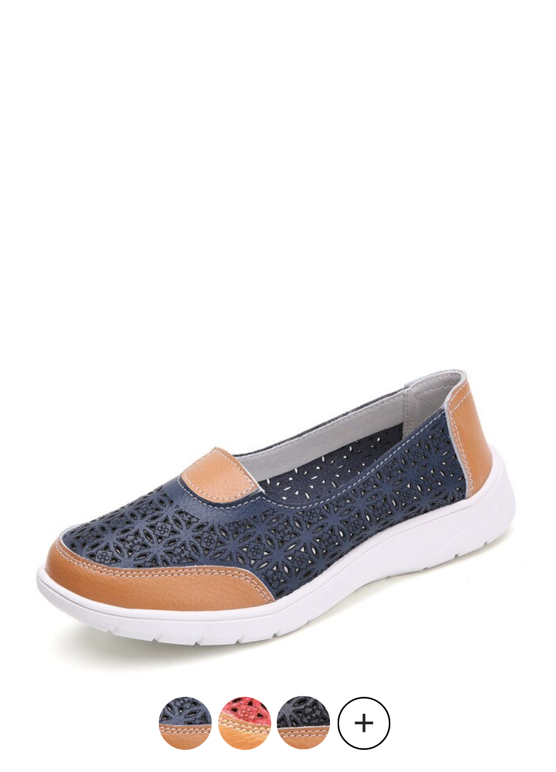 Scarpe casual con tacco piatto antiscivolo