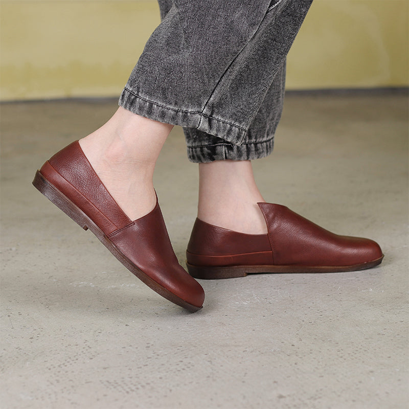 Scarpe casual in pelle di mucca di primo livello