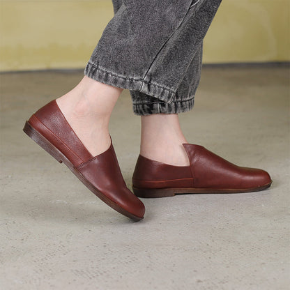 Scarpe casual in pelle di mucca di primo livello