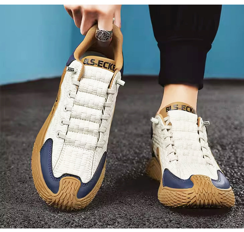 Scarpe da ginnastica di sicurezza da lavoro impermeabili con suola spessa per uomo