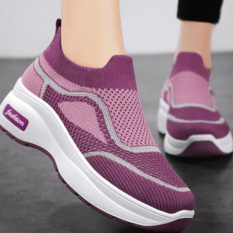 Scivolare su comode scarpe casual in gomma