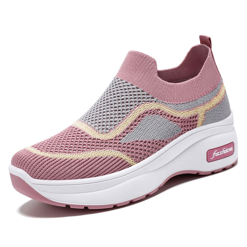 Scivolare su comode scarpe casual in gomma