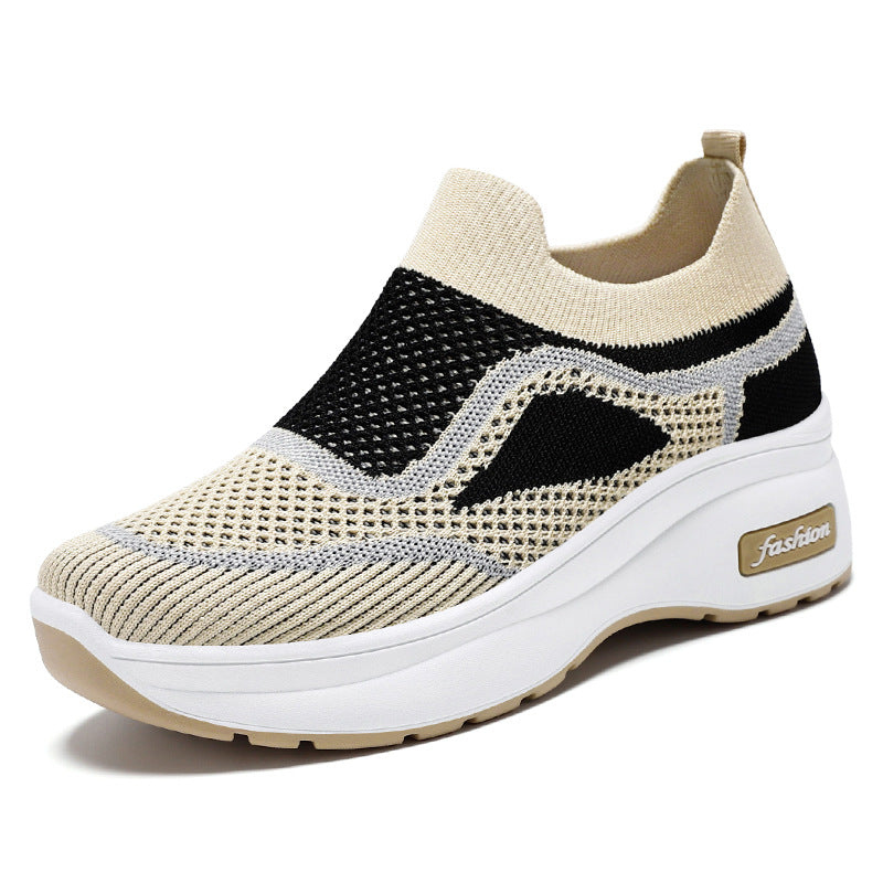 Scivolare su comode scarpe casual in gomma