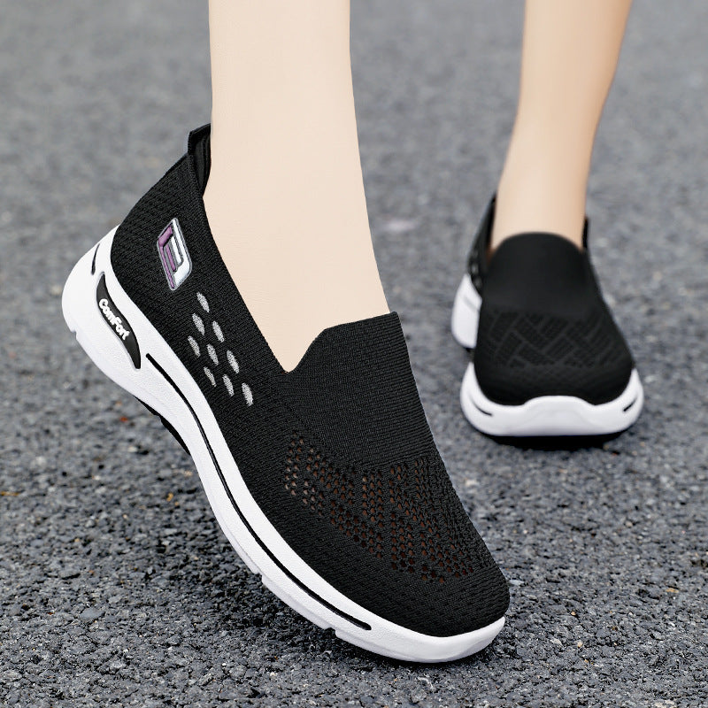 Donna Donna Slip On Memory Foam Trainers Scarpe Taglia