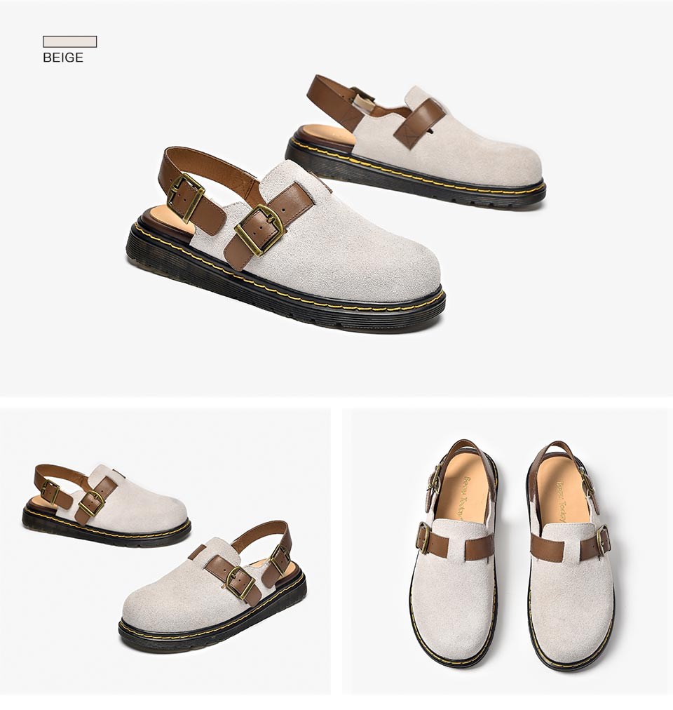 Sandali in pelle per esterni