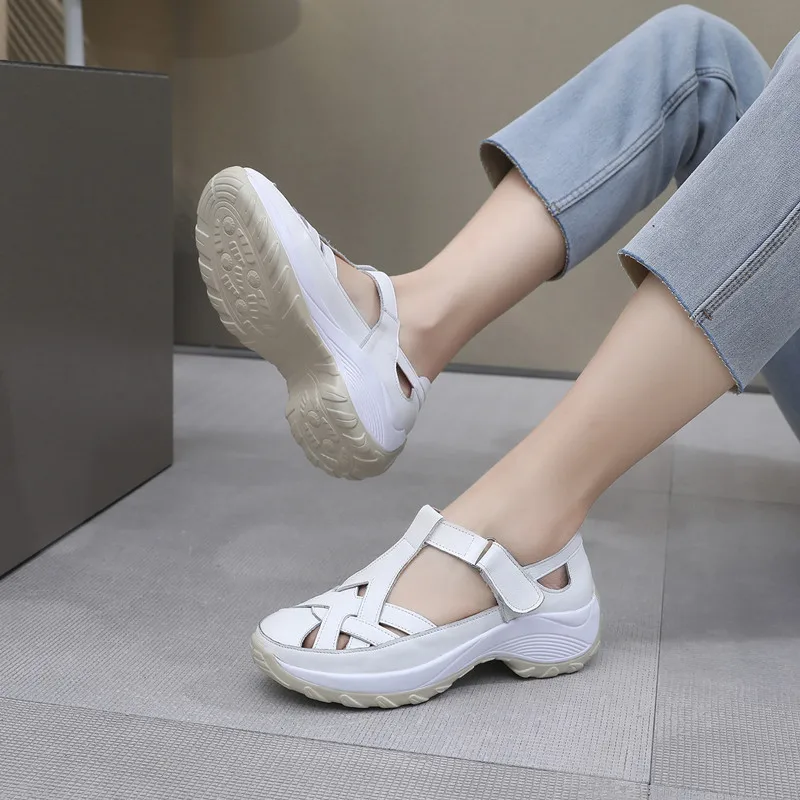 Scarpe comfort in pelle sintetica