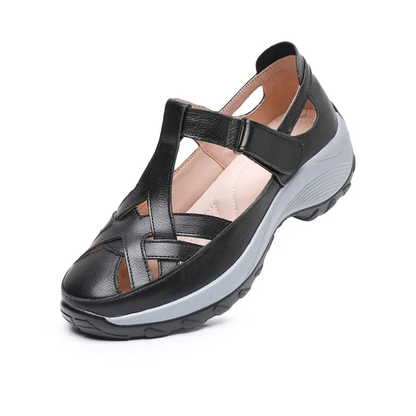 Scarpe comfort in pelle sintetica