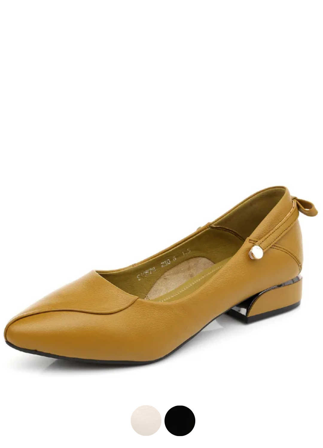 Scarpe slip-on con punta a punta