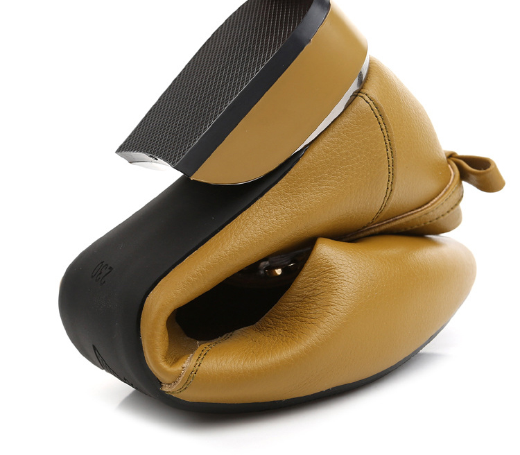 Scarpe slip-on con punta a punta