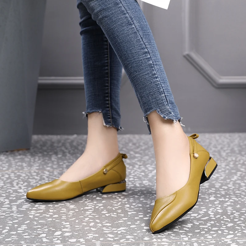 Scarpe slip-on con punta a punta