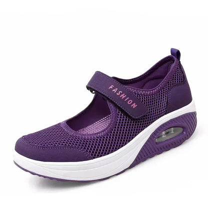Scarpe sportive casual da donna in mesh traspirante