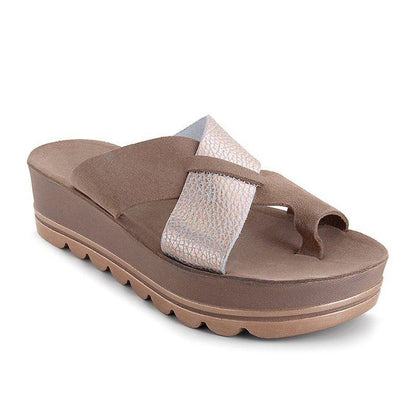 Sandalo donna con piattaforma comoda