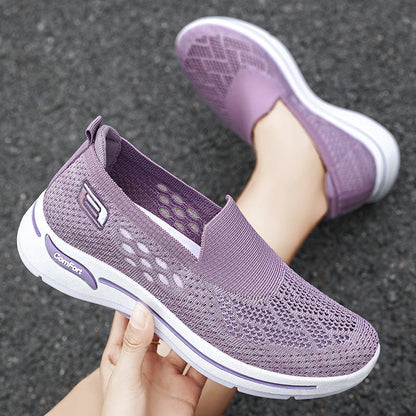 Donna Donna Slip On Memory Foam Trainers Scarpe Taglia